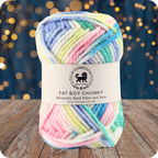 Fatboy Chunky Naturally Dyed Fibre Yarn (100 gram) - Multicolor 15