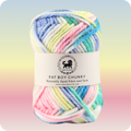 Fatboy Chunky Naturally Dyed Fibre Yarn (100 gram) - Multicolor 15