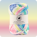 Fatboy Chunky Naturally Dyed Fibre Yarn (100 gram) - Multicolor 15