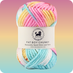 Fatboy Chunky Naturally Dyed Fibre Yarn (100 gram) - Multicolor 2
