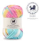 Fatboy Chunky Naturally Dyed Fibre Yarn (100 gram) - Multicolor 2