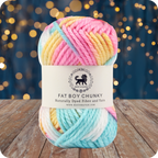 Fatboy Chunky Naturally Dyed Fibre Yarn (100 gram) - Multicolor 2