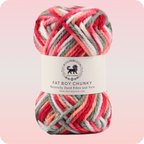 Fatboy Chunky Naturally Dyed Fibre Yarn (100 gram) - Multicolor 3