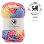 Fatboy Chunky Naturally Dyed Fibre Yarn (100 gram) - Multicolor 4