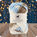 Fatboy Chunky Naturally Dyed Fibre Yarn (100 gram) - Multicolor 5