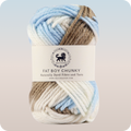 Fatboy Chunky Naturally Dyed Fibre Yarn (100 gram) - Multicolor 5