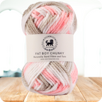 Fatboy Chunky Naturally Dyed Fibre Yarn (100 gram) - Multicolor 6