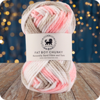 Fatboy Chunky Naturally Dyed Fibre Yarn (100 gram) - Multicolor 6