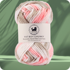 Fatboy Chunky Naturally Dyed Fibre Yarn (100 gram) - Multicolor 6
