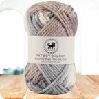 Fatboy Chunky Naturally Dyed Fibre Yarn (100 gram) - Multicolor 7