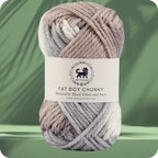 Fatboy Chunky Naturally Dyed Fibre Yarn (100 gram) - Multicolor 7