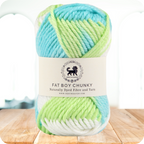 Fatboy Chunky Naturally Dyed Fibre Yarn (100 gram) - Multicolor 8