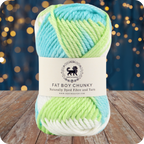 Fatboy Chunky Naturally Dyed Fibre Yarn (100 gram) - Multicolor 8