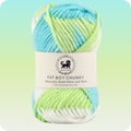 Fatboy Chunky Naturally Dyed Fibre Yarn (100 gram) - Multicolor 8