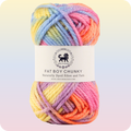 Fatboy Chunky Naturally Dyed Fibre Yarn (100 gram) - Multicolor 9