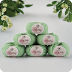Baby  Yarn  pack of 6 (25gms x 6) 150 gram -  Pastel Green
