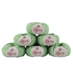 Baby  Yarn  pack of 6 (25gms x 6) 150 gram - Pastel Green
