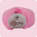 Baby  Yarn  pack of 6 (25gms x 6) 150 gram -  Pink