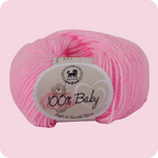 Baby  Yarn  pack of 6 (25gms x 6) 150 gram -  Pink