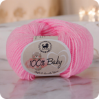 Baby  Yarn  pack of 6 (25gms x 6) 150 gram -  Pink