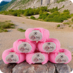 Baby  Yarn  pack of 6 (25gms x 6) 150 gram -  Pink