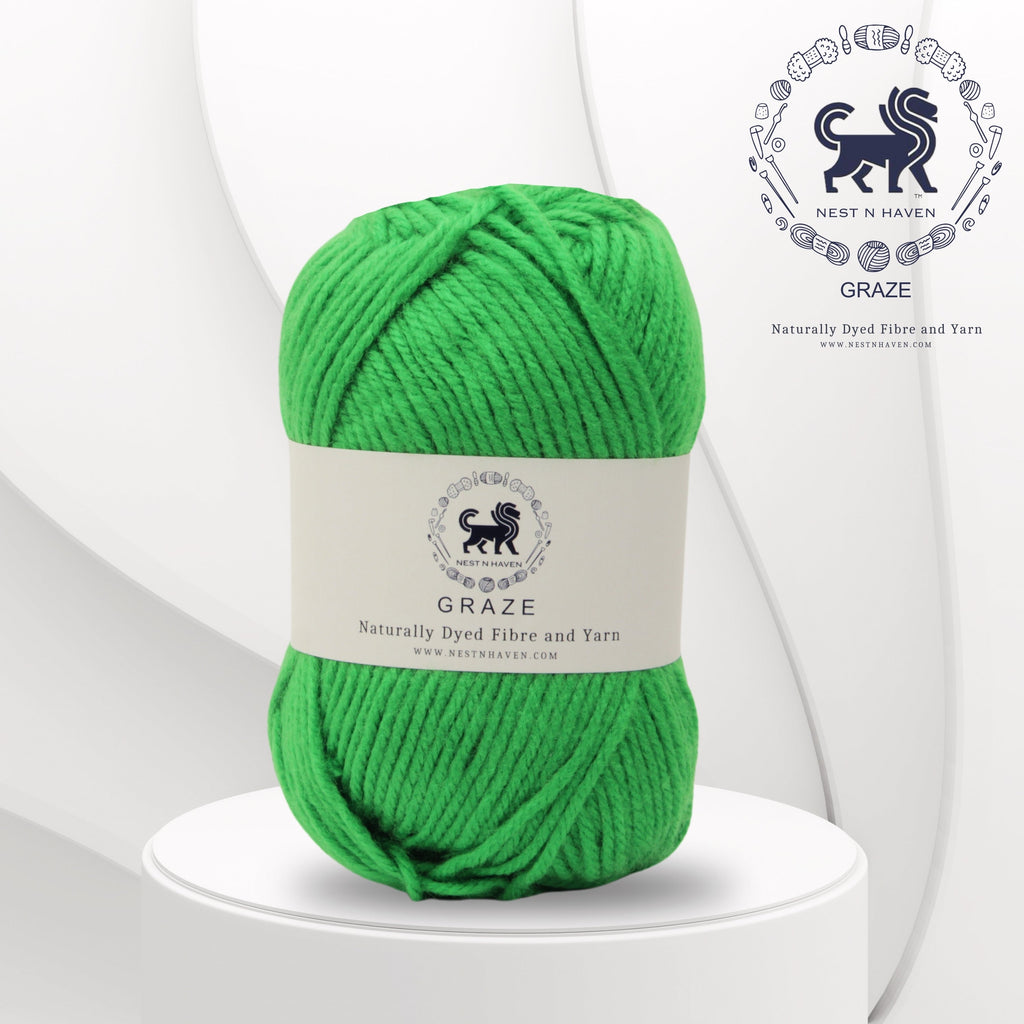 Graze Hand Knitting and Crochet Bulky Yarn (100 gram) - Paris Green