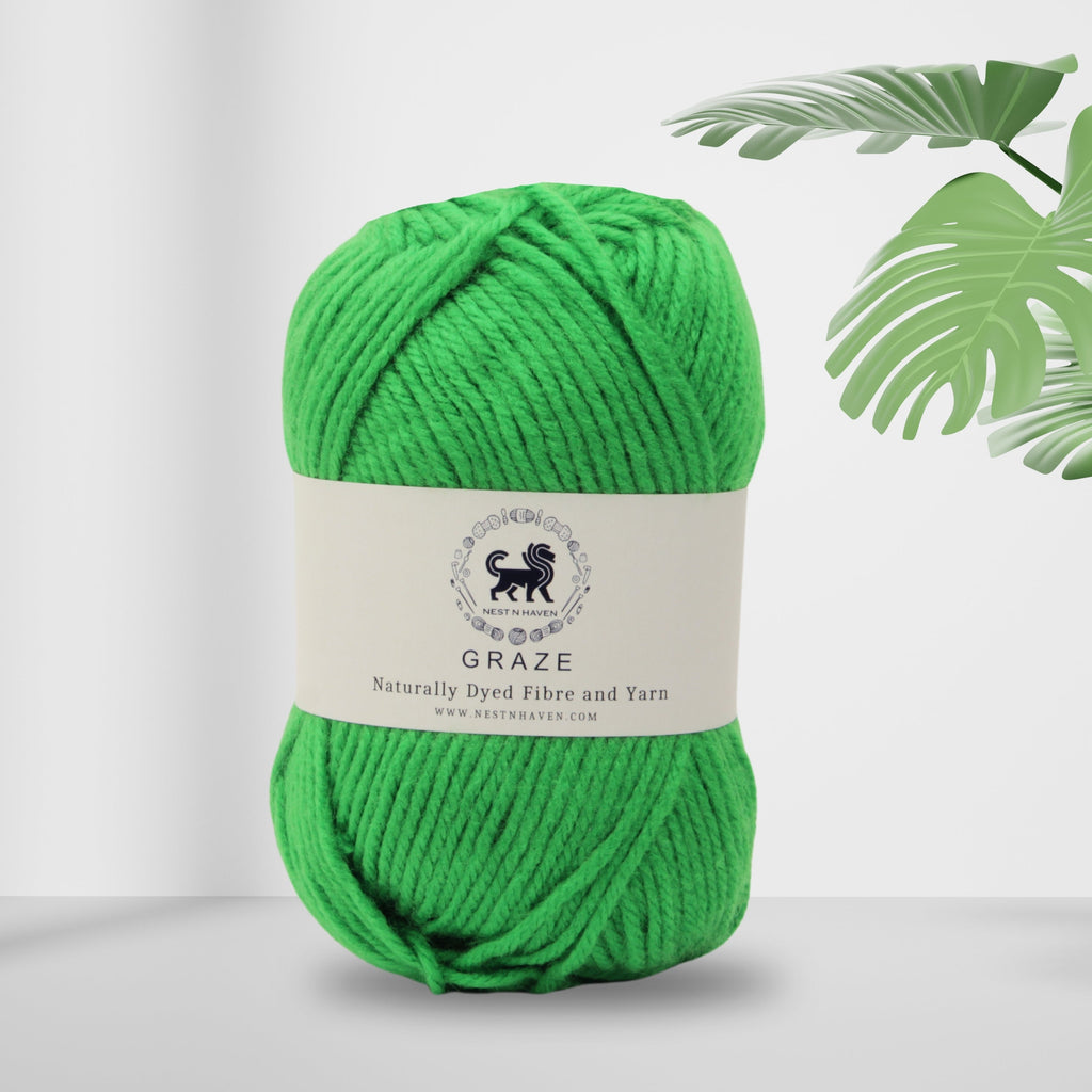 Graze Hand Knitting and Crochet Bulky Yarn (100 gram) - Paris Green