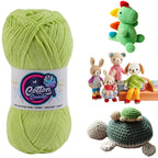 Cotton Candy Cotton Yarn (100 gram) - Parrot Green