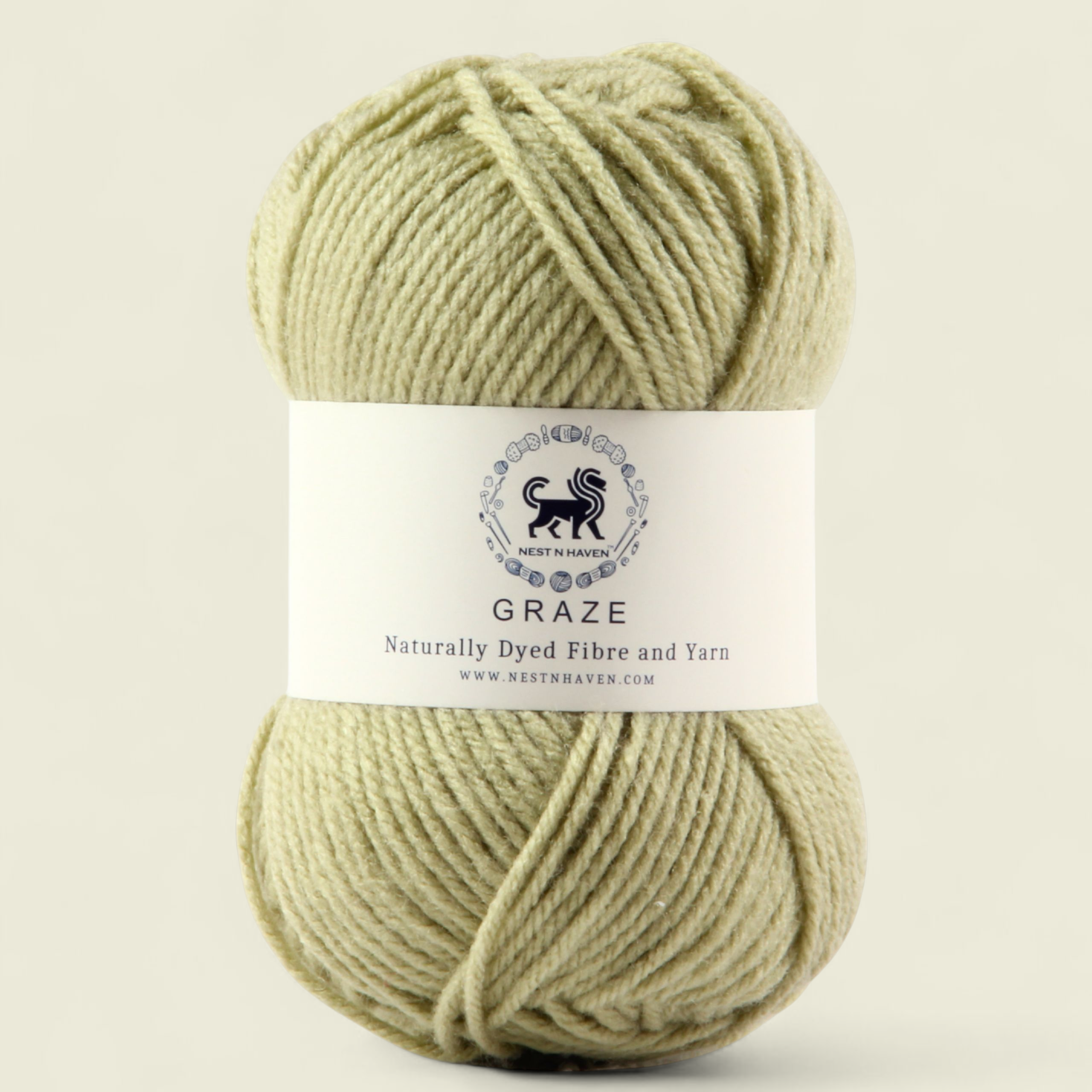 Graze Hand Knitting and Crochet Bulky Yarn (100 gram) - Sage Green