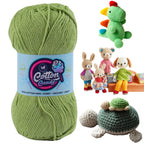 Cotton Candy Cotton Yarn (100 gram) - Pista Green