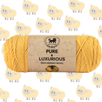 Pure and Luxurious 100% Merino Wool (100 gram) -  Yellow