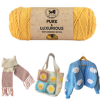 Pure and Luxurious 100% Merino Wool (100 gram) -  Yellow