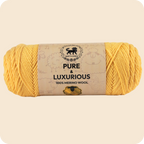 Pure and Luxurious 100% Merino Wool (100 gram) -  Yellow