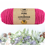 Pure and Luxurious 100% Merino Wool (100 gram) -  Pink