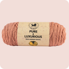 Pure and Luxurious 100% Merino Wool (100 gram) -  Dark Beige