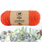 Pure and Luxurious 100% Merino Wool (100 gram) -  Orange