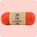 Pure and Luxurious 100% Merino Wool (100 gram) -  Orange