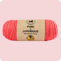 Pure and Luxurious 100% Merino Wool (100 gram) -  Coral (Pink)