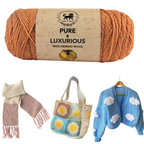Pure and Luxurious 100% Merino Wool (100 gram) -  Light Brown