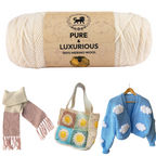 Pure and Luxurious 100% Merino Wool (100 gram) -  Off-White