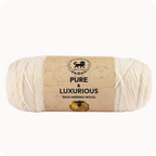 Pure and Luxurious 100% Merino Wool (100 gram) -  Off-White
