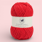 Plush and Cuddly Yarn (100 gram) - Red
