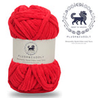 Plush and Cuddly Yarn (100 gram) - Red