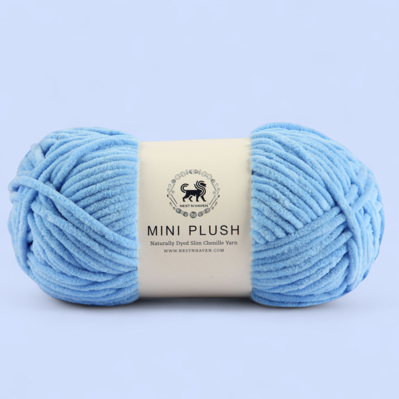 MINI Plush Chenille Yarn (100 gram) - Ultramarine Blue