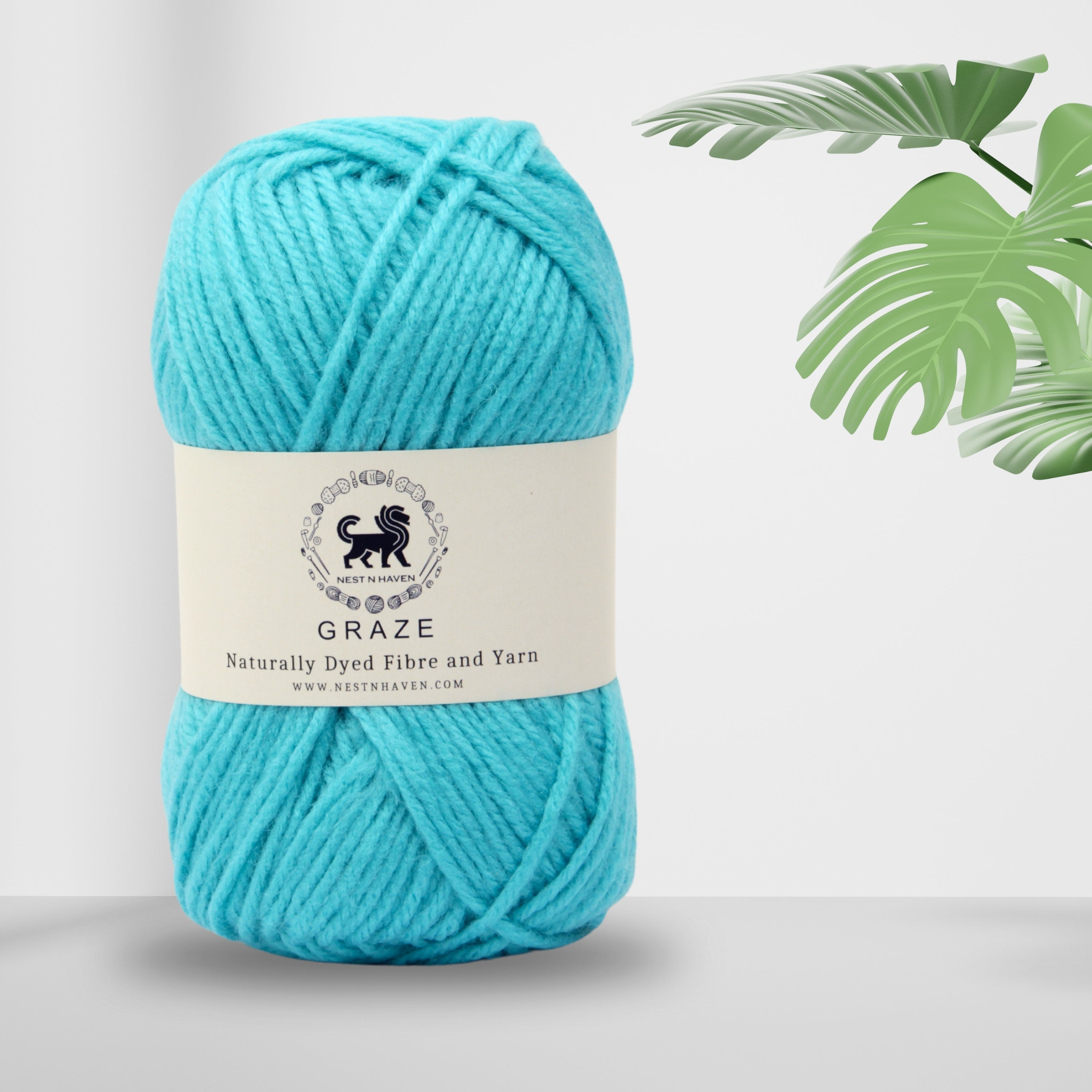 Graze Hand Knitting and Crochet Bulky Yarn (100 gram) - Turquoise