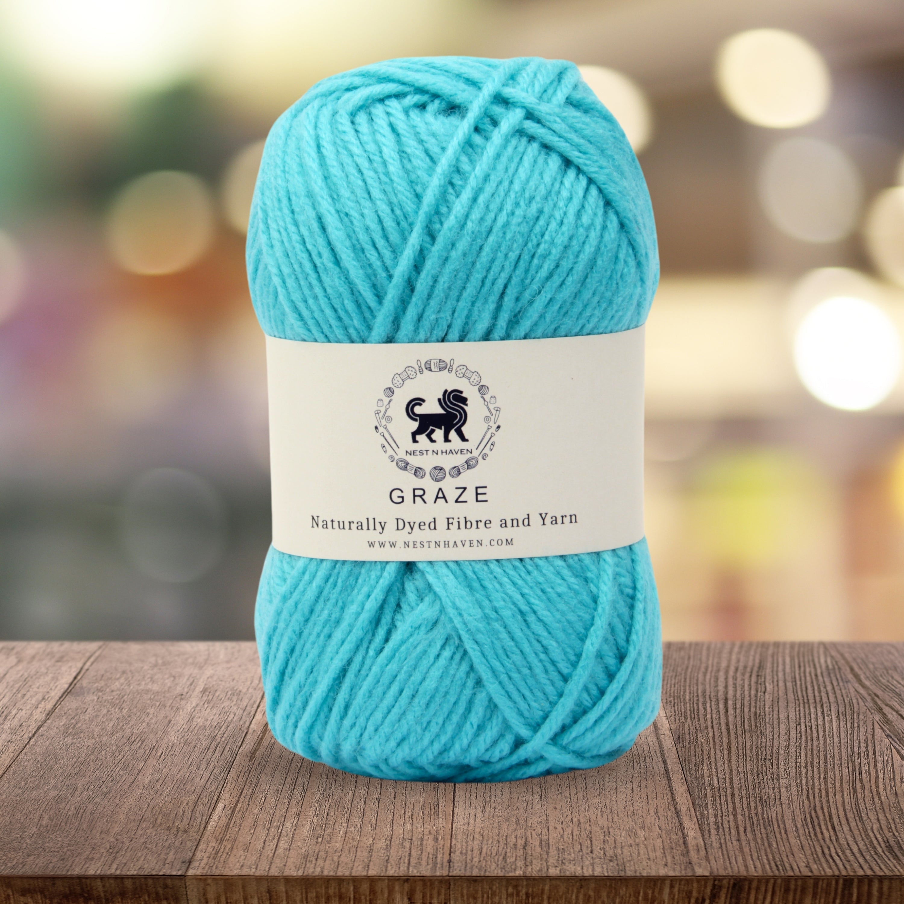 Graze Hand Knitting and Crochet Bulky Yarn (100 gram) - Turquoise