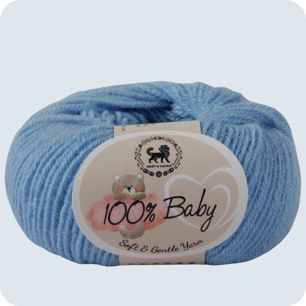 Baby  Yarn  pack of 6 (25gms x 6) 150 gram -  Ultramarine Blue