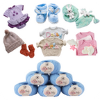 Baby  Yarn  pack of 6 (25gms x 6) 150 gram -  Ultramarine Blue