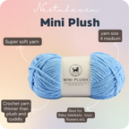 MINI Plush Chenille Yarn (100 gram) - Ultramarine Blue