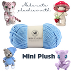 MINI Plush Chenille Yarn (100 gram) - Ultramarine Blue
